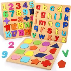 Alphabetic wooden
