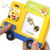 Baby Shark Flash Card Learning Bus: Interactive Learning Fun for Toddlers