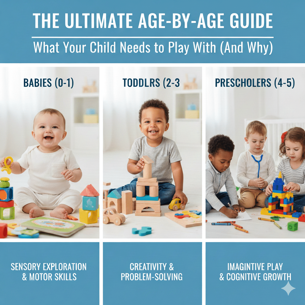 The Ultimate Age-by-Age Guide: What Your Child Needs to Play With (And Why)