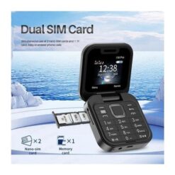 mtk i16pro mini flip phone for gifted kids – focus first communication device with dual sim, magic voice & long life battery