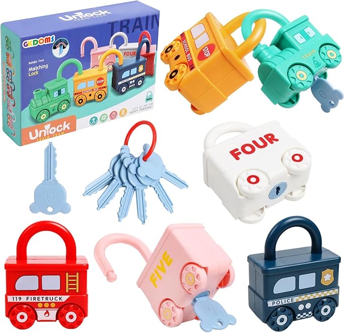 Montessori Locks & Keys Learning Set for Gifted Toddlers 3 montessori locks & keys learning set for gifted toddlers