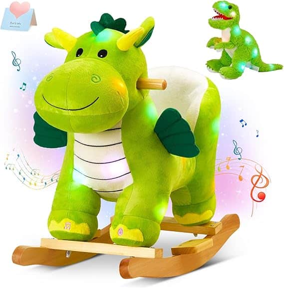 Montessori-Inspired Dinosaur Rocking Horse for Gifted Toddlers 3 montessori inspired dinosaur rocking horse for gifted toddlers