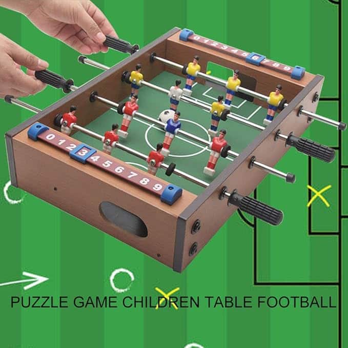 Montessori Strategy Football Table for Gifted Children | Wooden Foosball Game for Focus, Leadership & Cognitive Development 4 montessori strategy football table for gifted children | wooden foosball game for focus, leadership & cognitive development