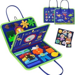 montessori busy board for gifted toddlers | fine motor mastery & cognitive development tool