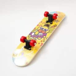 yellow rose double tilted children’s skateboard – balance, focus & motor intelligence trainer for gifted kids